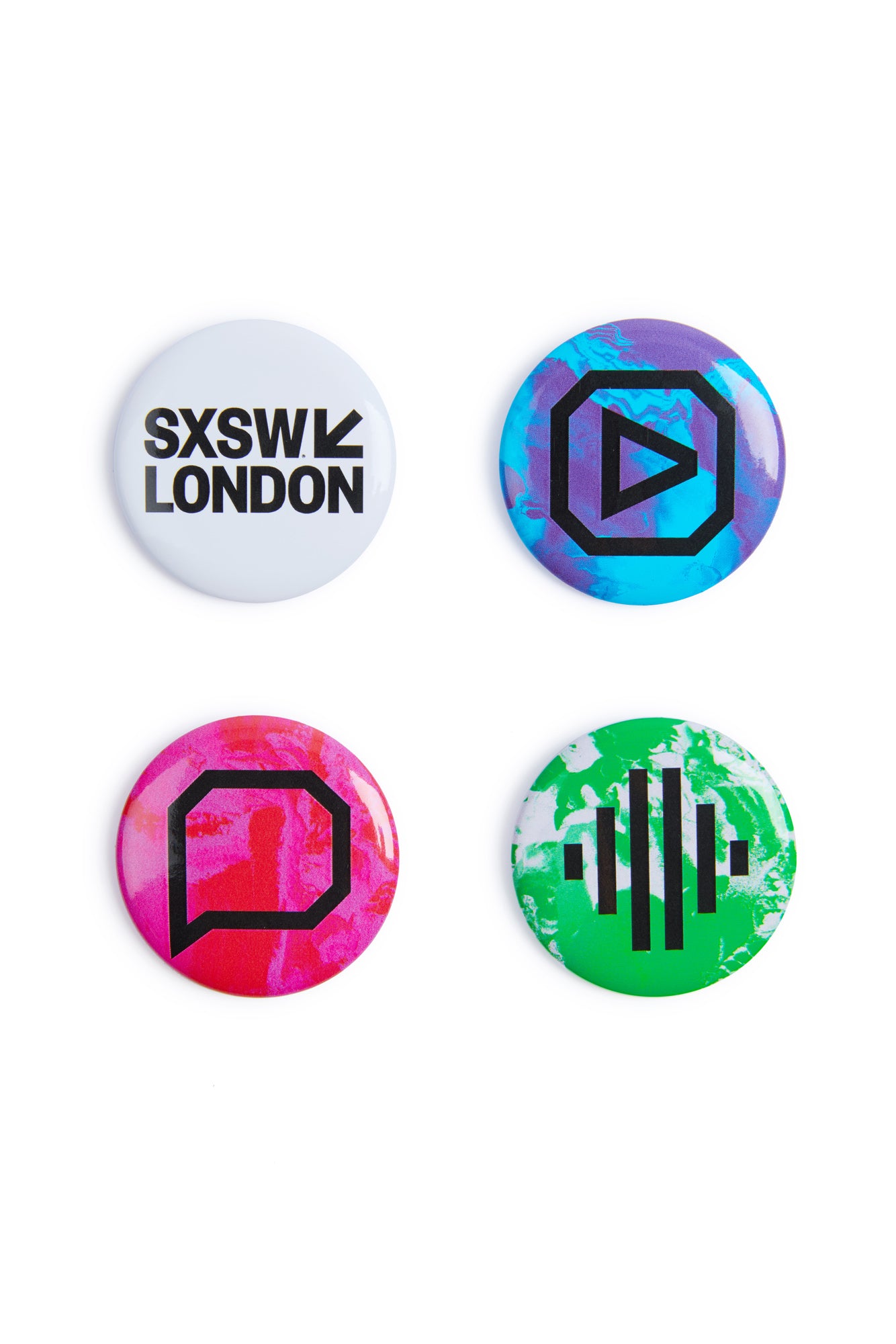 SXSW LONDON 2025 - Collisions Button Badge Set