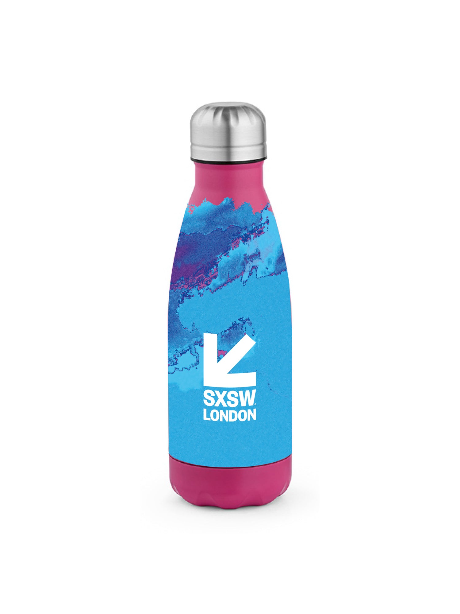 SXSW LONDON 2025 - Collisions 400ml Drinking Bottle - Pink
